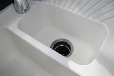before pic of white kitchen sink