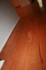 before picture of wood floor