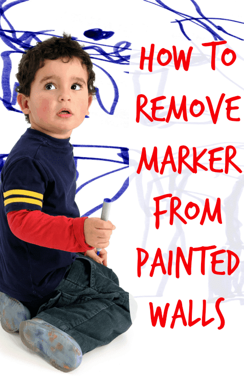 how to remove marker from paint