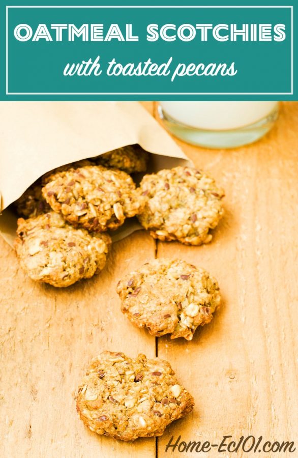 Oatmeal Scotchies with Toasted Pecans Cookie Recipe