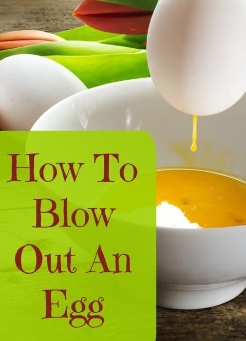 how to blow out an egg