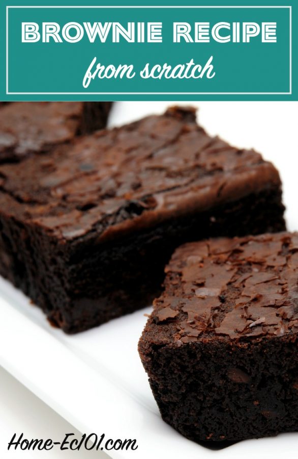 You really don't need a box mix to bake brownies. In fact you may already have everything on hand.