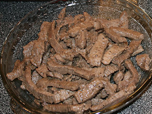 Lemon Pepper Beef Slices