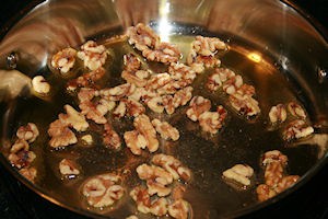 Walnuts in olive oil