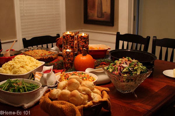 Thanksgiving spread