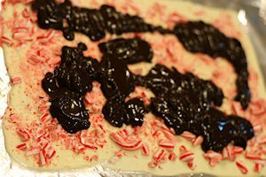 semi sweet chocolate layer