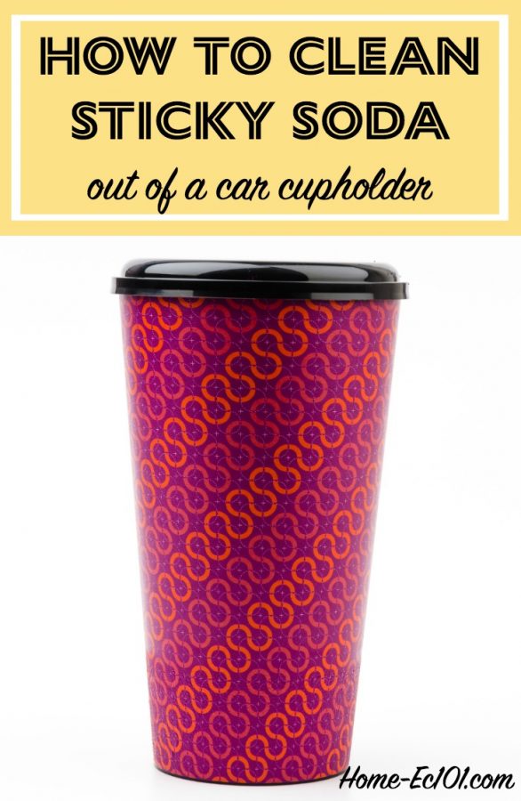 Do you have a nice sticky, stinky mess in the bottom of your car's cupholders? Here's how to clean up the old sticky soda residue for good.