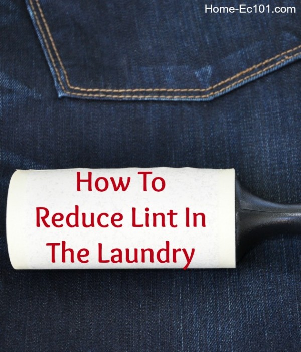 how to reduce laundry lint