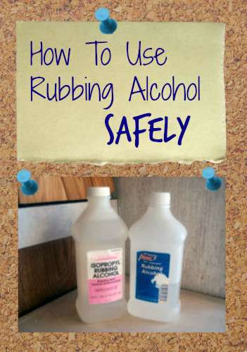 rubbing alcohol safety
