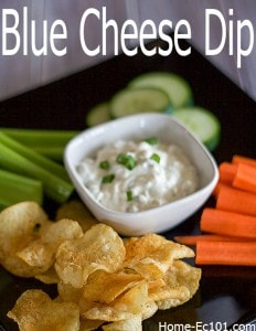 Simple, Chunky Blue Cheese Dressing and Dip