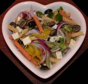 Greek Pasta Salad - you will heart this salad