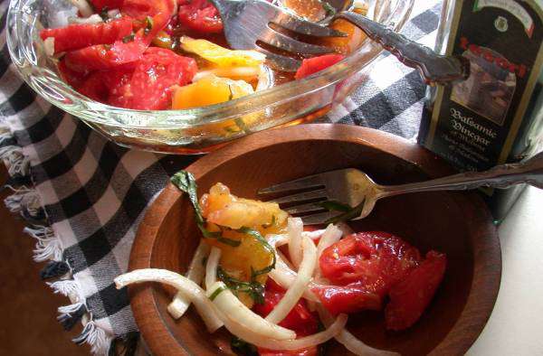Tomato Salad - sublime blending of flavors