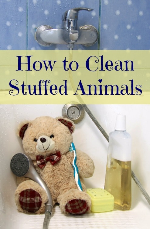 how to clean stuffed animals