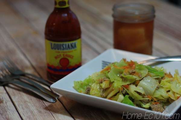 Quick Beef and Cabbage Skillet HE101