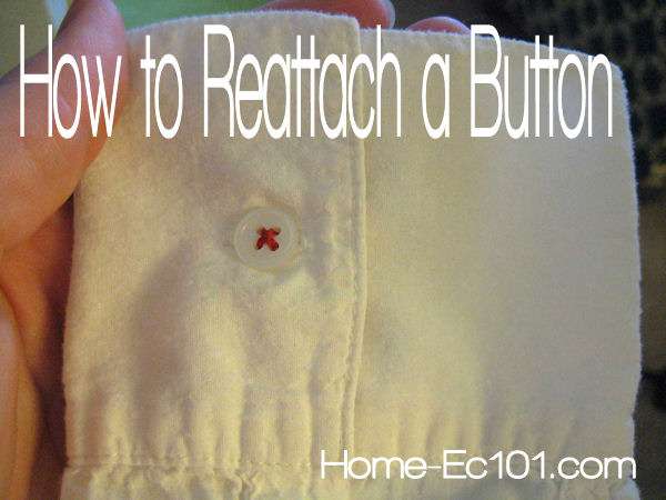 How to fix a button