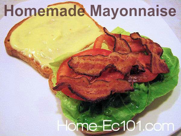 How to make homemade mayonnaise. This recipe for homemade mayonnaise requires no tools other than a bowl, a whisk, and your hands.