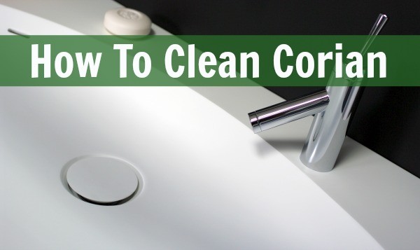 how to clean corian