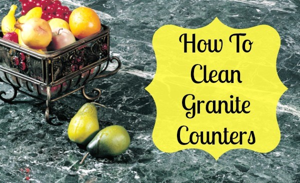 how to clean granite countertops