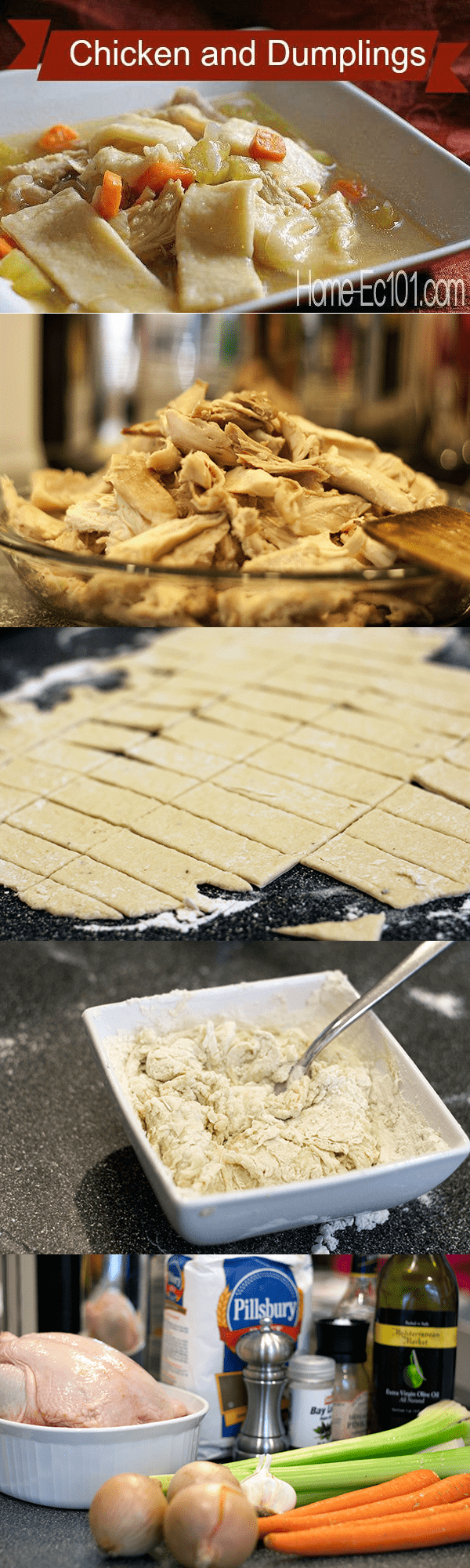 How to make chicken and dumplings