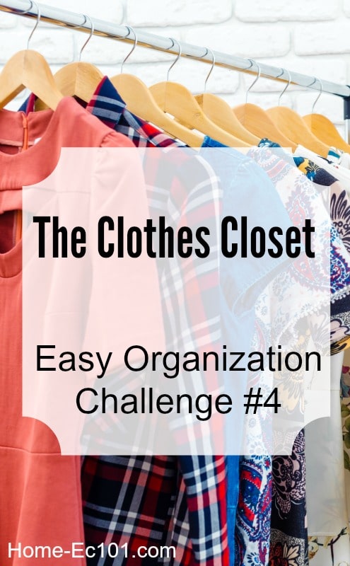 organize clothes closet