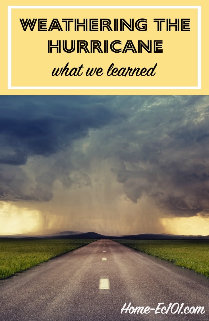 Weathering the hurricane Matthew storm itself wasn't that bad for us, but here's things I will do before the next approaching storm.